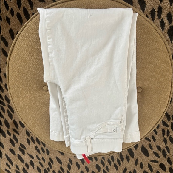 SPANX Cream Wide Leg Jeans - Picture 4 of 6